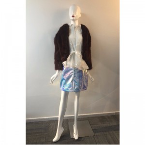 FAUX BONTJAS VAN DAMES IN BRUIN RLWF0027