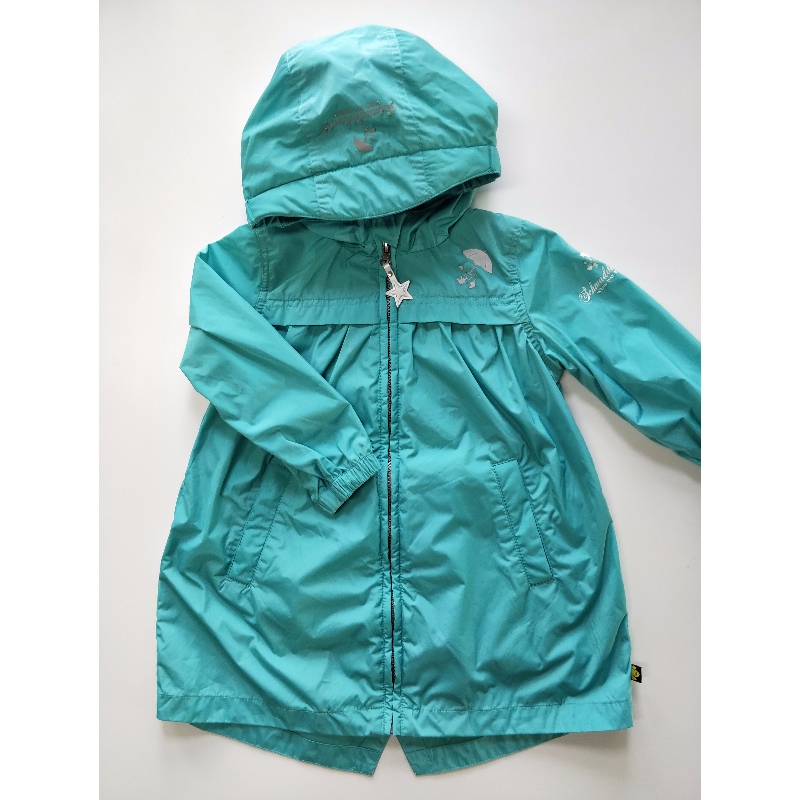 GROEN HOODED JAS KINDEREN RLCJ0001