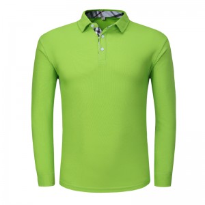 # 1821 Golfpoloshirts met lange mouwen