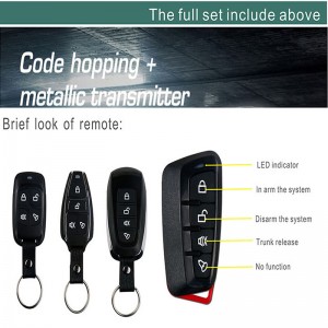 universele afstandsbediening auto centrale deurvergrendeling kofferbak ontgrendeling een manier keyless entry