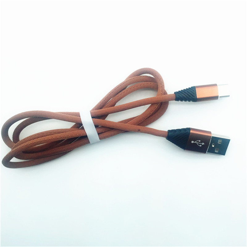 KPS-1004CB TYPE C Aangepast katoenweefsel 1 m USB 2.2 hoge snelheid oplaadtype c USB-kabel