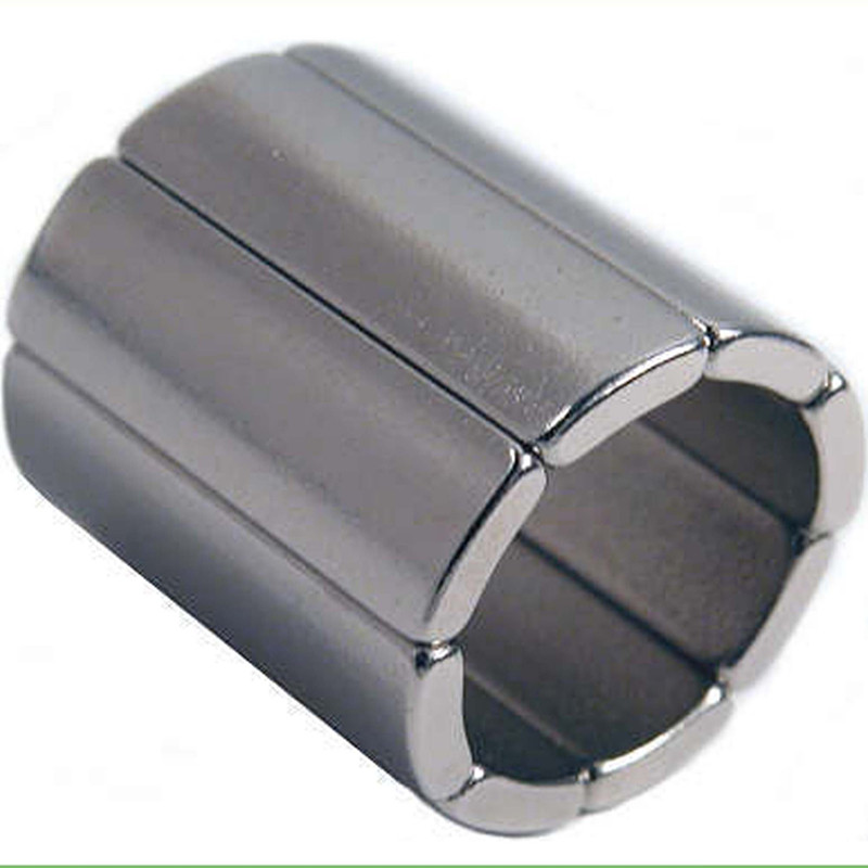 Supersterke Neodymium NdFeb Arc-magneet voor windturbine