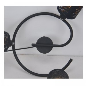 spot light-3LT met lasergesneden stoffen kap