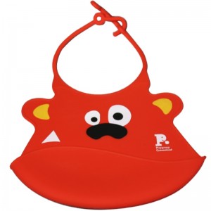 Siliconen slabbetje schattige cartoon siliconen baby mond waterzak siliconen baby cartoon slabbetje baby waterdichte slabbetje