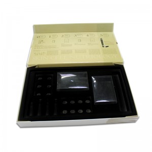 Aangepaste boektype geschenkdoos voor cosmetische verpakkingen