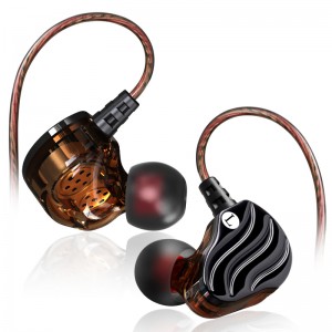 2018 Dual Driver HiFi Earhook Stereo bedrade oordopjes