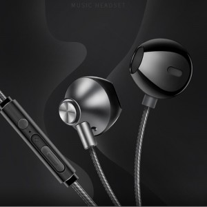 Comfortabel dragen van dynamische stereo HiFi bedrade oortelefoon