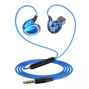 Nieuwe Earhook Sport Deep Bass Stereo HiFi bedrade oortelefoon