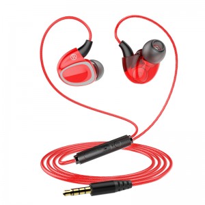 Nieuwe Earhook Sport Deep Bass Stereo HiFi bedrade oortelefoon