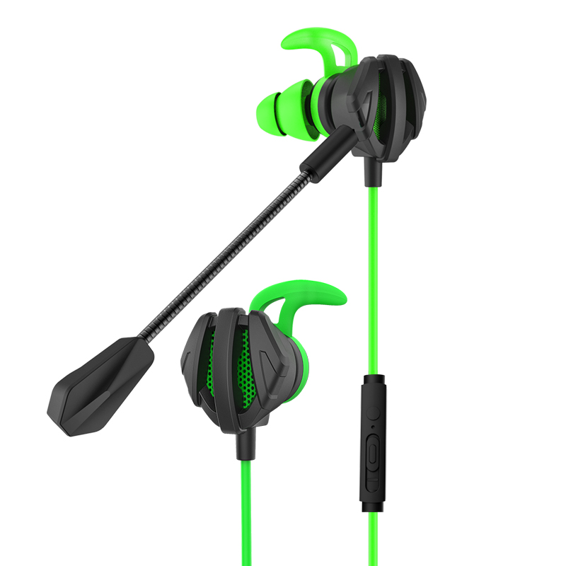 E-sports met microfoon plug and play gaming headset in-ear mobiele telefoon computer universele bedrade hoofdtelefoon