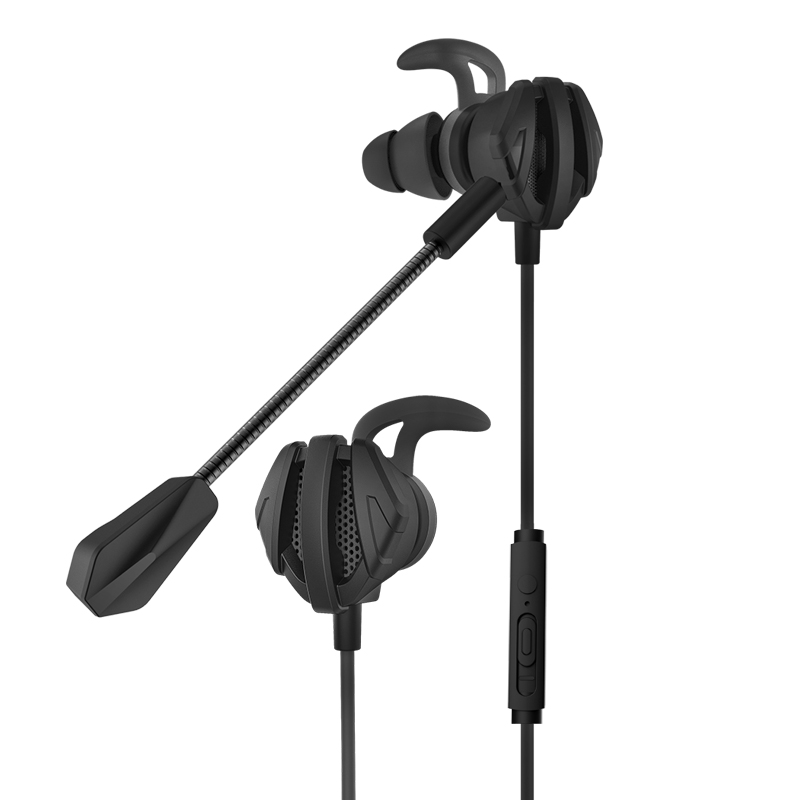 E-sports met microfoon plug and play gaming headset in-ear mobiele telefoon computer universele bedrade hoofdtelefoon