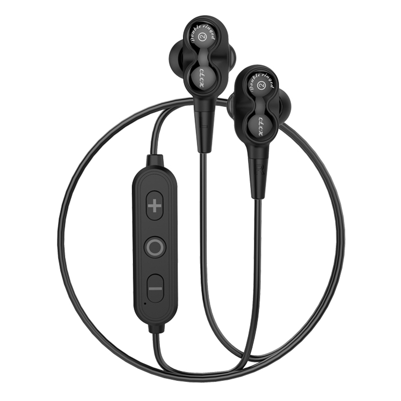 Nieuwe Dual Dynamic Driver Sport Stereo Geluidskwaliteit HiFi Draadloze Bluetooth-oortelefoon