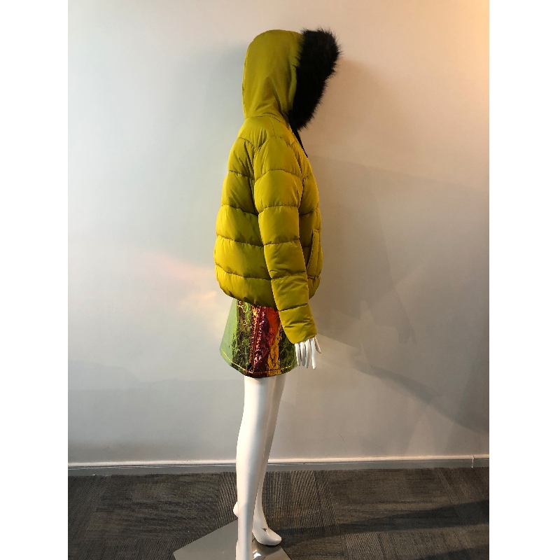 GELE HOODED COAT DAMES RLWPC0026