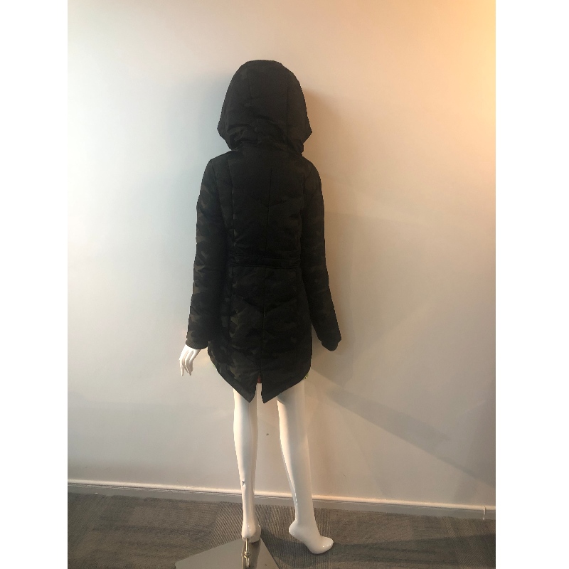 ZWART HOODED JAS DAMES RLWPC0036
