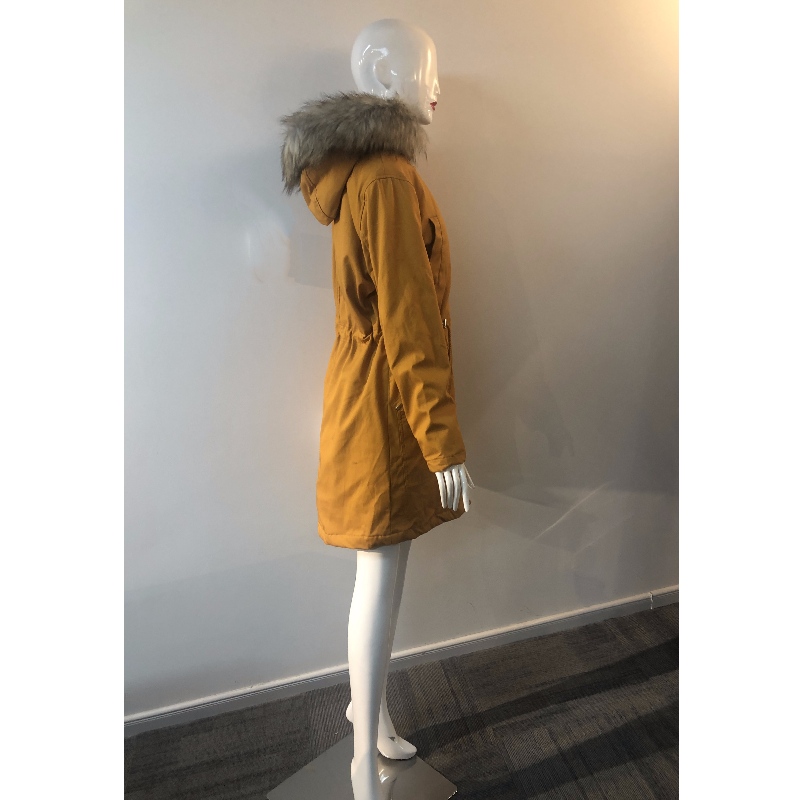 GELE HOODED COAT DAMES RLWPC0041