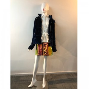 DAMES VELVET PUFFERJAS RLWPC0044