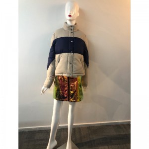 CONTRASTERENDE HIGH-COLLAR JAS DAMES RLWPC0046