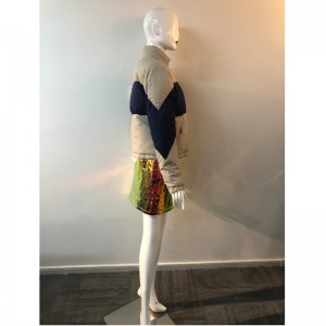 CONTRASTERENDE HIGH-COLLAR JAS DAMES RLWPC0046