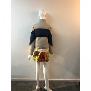 CONTRASTERENDE HIGH-COLLAR JAS DAMES RLWPC0046