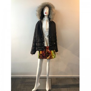 ZWART HOODED JAS DAMES RLWPC0060