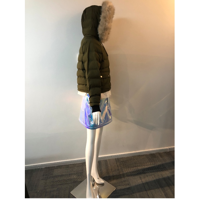 HOODED JAS VOOR DAMES IN KHAKI RLWPC0085