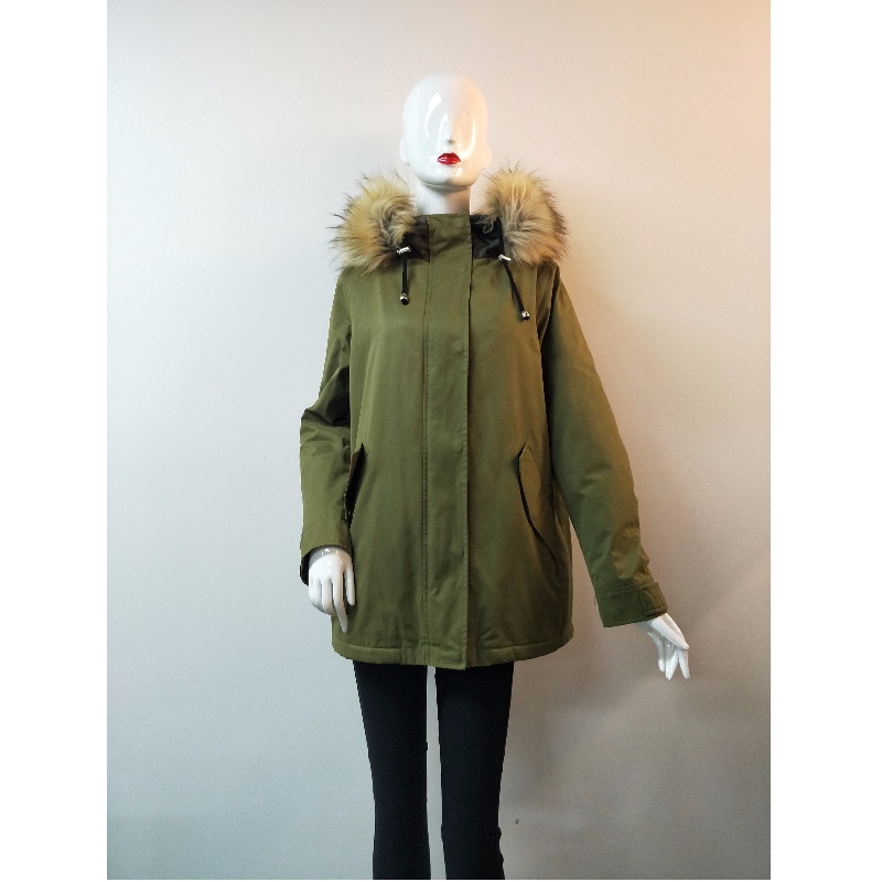 DOUCHEBESTENDIGE JAS VAN DAMES IN KHAKI RLWPC0087