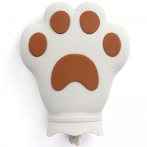 Siliconen warmwaterzak mini anti-explosie wollen fluwelen warme handtas