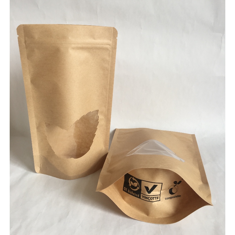 PLA Bio-afbreekbare plastic verpakking voor voedsel, milieuvriendelijke lamineerstandaardzak
