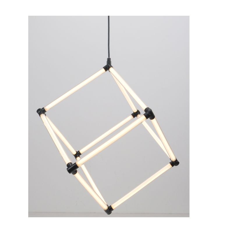 Moderne LED-hanglamp met acrylbuis