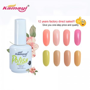 kamayi Nieuwe Amandelbloesem Kleur Gel Nagels Polish 3 Step UV Gel Polish