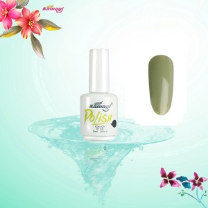 Kamayi hete verkoop 15ml professionele organische uv-kleurengel nagellak groene stijl gellak voor nagelart