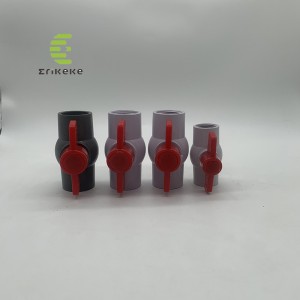 De hoge druk sanitaire 3-delige kogelkraan