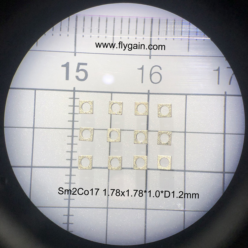 Smco-fabrikant super kleine precisie micromagneet
