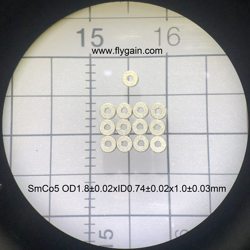Micro Precision SmCo-ringmagneet voor mobiele motor