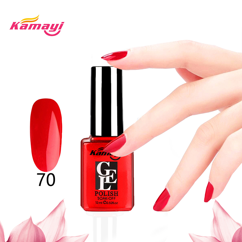 Kamayi hete verkoop 12ml professionele organische uv-kleurengel nagellak groene stijl gellak voor nagelart