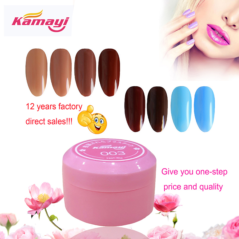 Kamayi groothandel OEM eigen merklogo, 48 kleuren verf nagellak nagel semi-permanente uv gel nagelsalon
