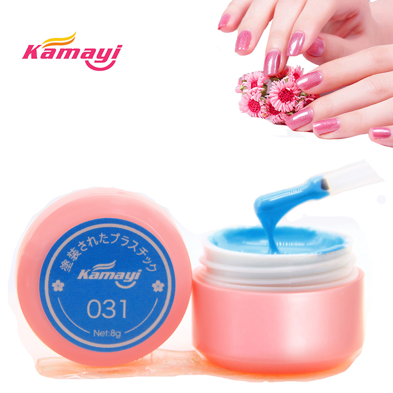 Kamayi groothandel OEM eigen merklogo, 48 kleuren verf nagellak nagel semi-permanente uv gel nagelsalon