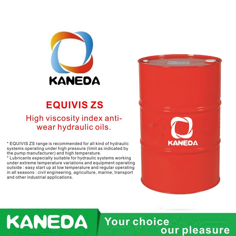 KANEDA EQUIVIS ZS Anti-slijtage hydraulische oliën met hoge viscositeitsindex.
