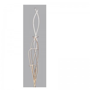 LED vloerlamp met aluminium strip