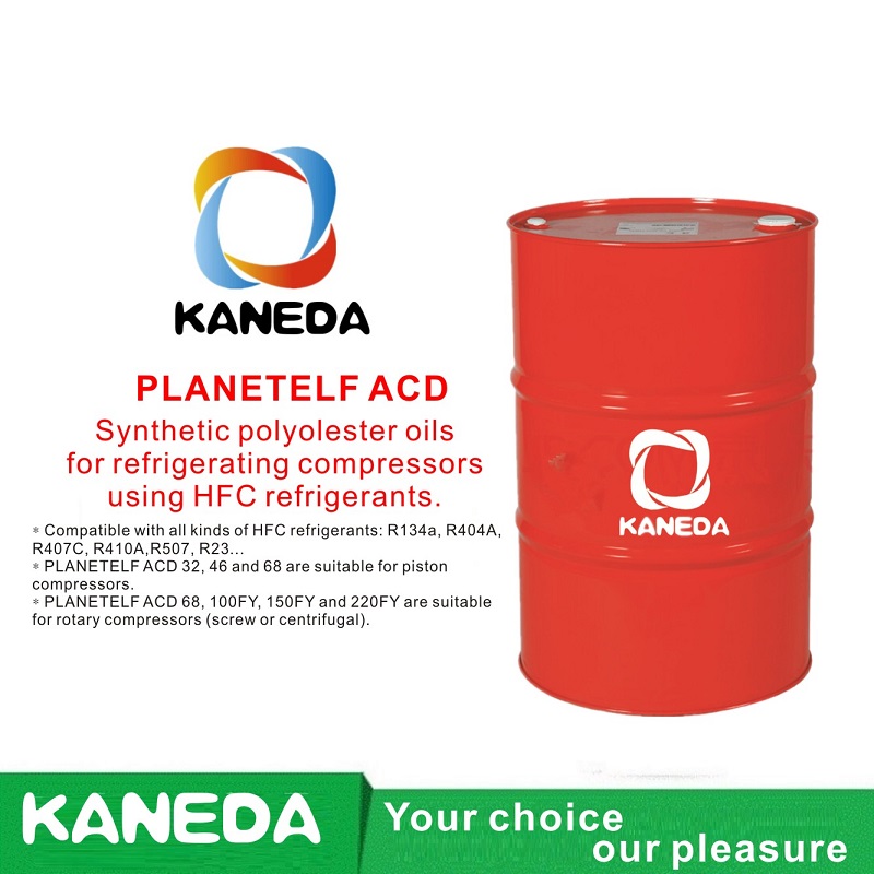 KANEDA PLANETELF ACD Synthetische polyolesteroliën voor koelcompressoren met HFC-koelmiddelen