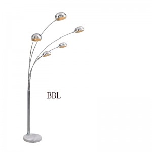 Moderne vloerlamp met marmeren voet