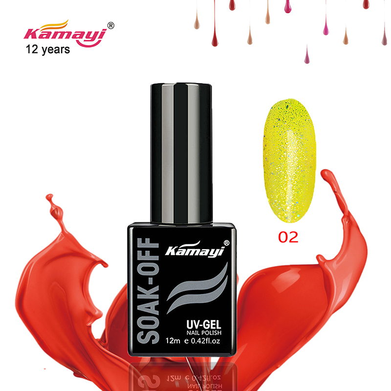 Kamayi oem custom 12 ml Neon gel polish parel kleur serie uv led gel polish langdurige nagel gel voor groothandel