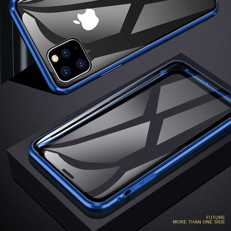 Voor iPhone 11 hoesje Magnetische adsorptietelefoonhoes