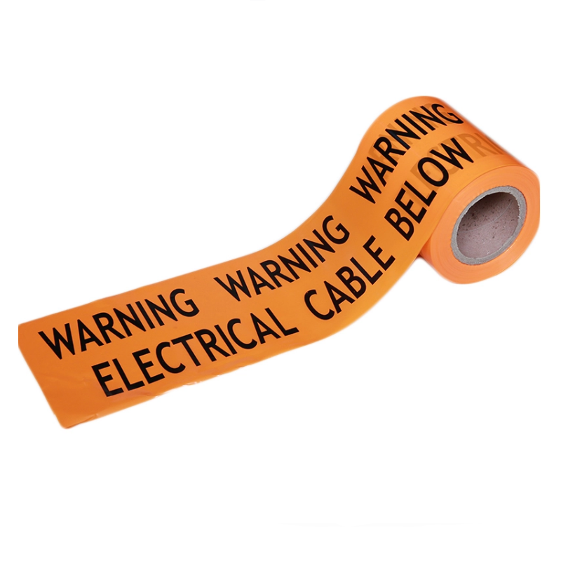Aanpassen van PVC / PE ondergrondse kabel Let op Waarschuwing Barrière tape marker Barricade tape