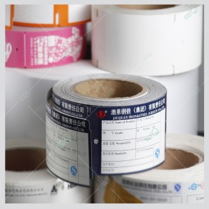 Uitstekende kleurverzadiging stalen bar hang tags hoge temperatuur tags