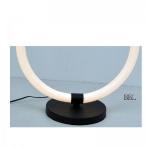 LED -tafellamp met acrylronde ring