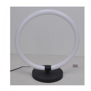 LED -tafellamp met acrylronde ring