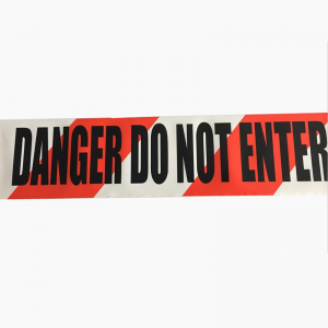 Groothandel Hoogwaardige vrije steekproef PE voorzorg veiligheidsgarantie tape op maat