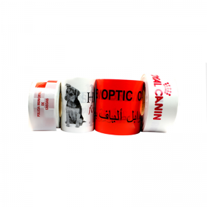 Fabriek prijs groothandel gratis monster PE veiligheidswaarschuwing geel aangepaste barriere tape