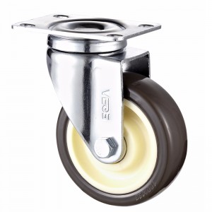 Media Duty --Chrome bekleed omhulsel met Blue Diamant TPE wiel